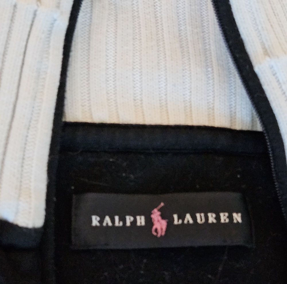 RL BLACK LABEL - Pink Polo Sweatshirt Black - Picture 8 of 11